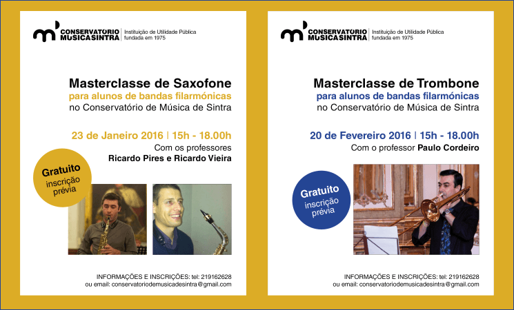 masterclass saxofone trombone sintra