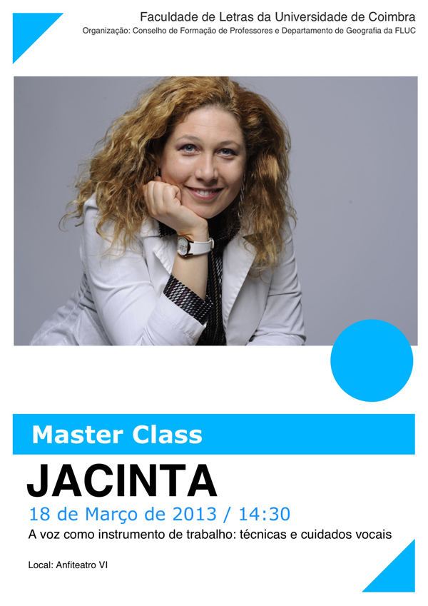 Master Class Jacinta, 18 de março 2013