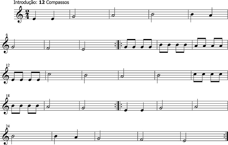 Melodia para Flauta de Bisel - Boa notícia