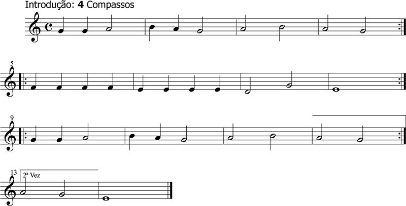 Melodia para Flauta de Bisel - Um passeio de combóio