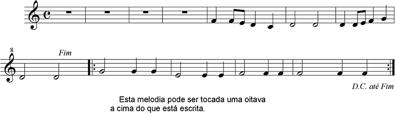 Melodia para Flauta de Bisel - Melodia 4