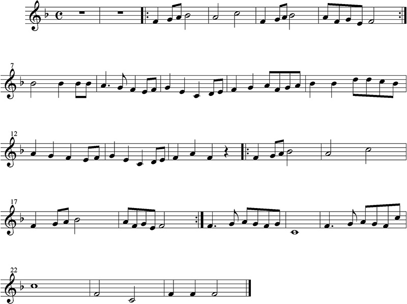 Melodia para Flauta de Bisel - Melodia 13