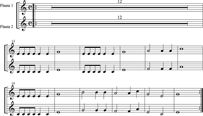 Melodia para Flauta de Bisel - Melodia 16