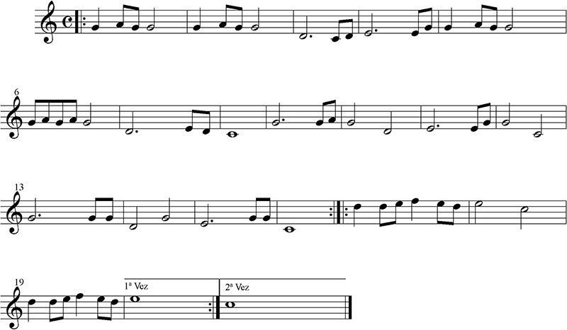 Melodia para Flauta de Bisel - Melodia 17