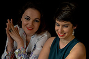 A soprano Ana Maria Pinto, a pianista Joana Resende e o CD Anterianas