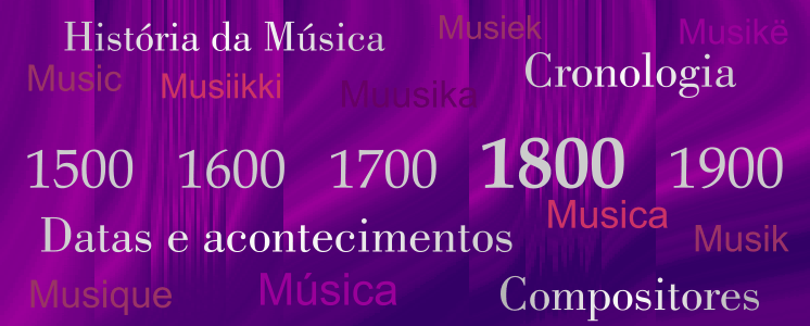 Compositores Musica classica 1800