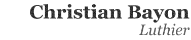 christianbayonLuthier logo