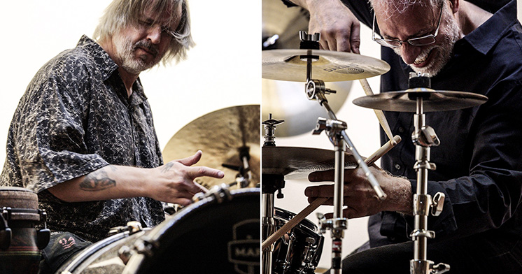 Bateristas e percussionistas reunidos no Acifal Dia do Ritmo 2016